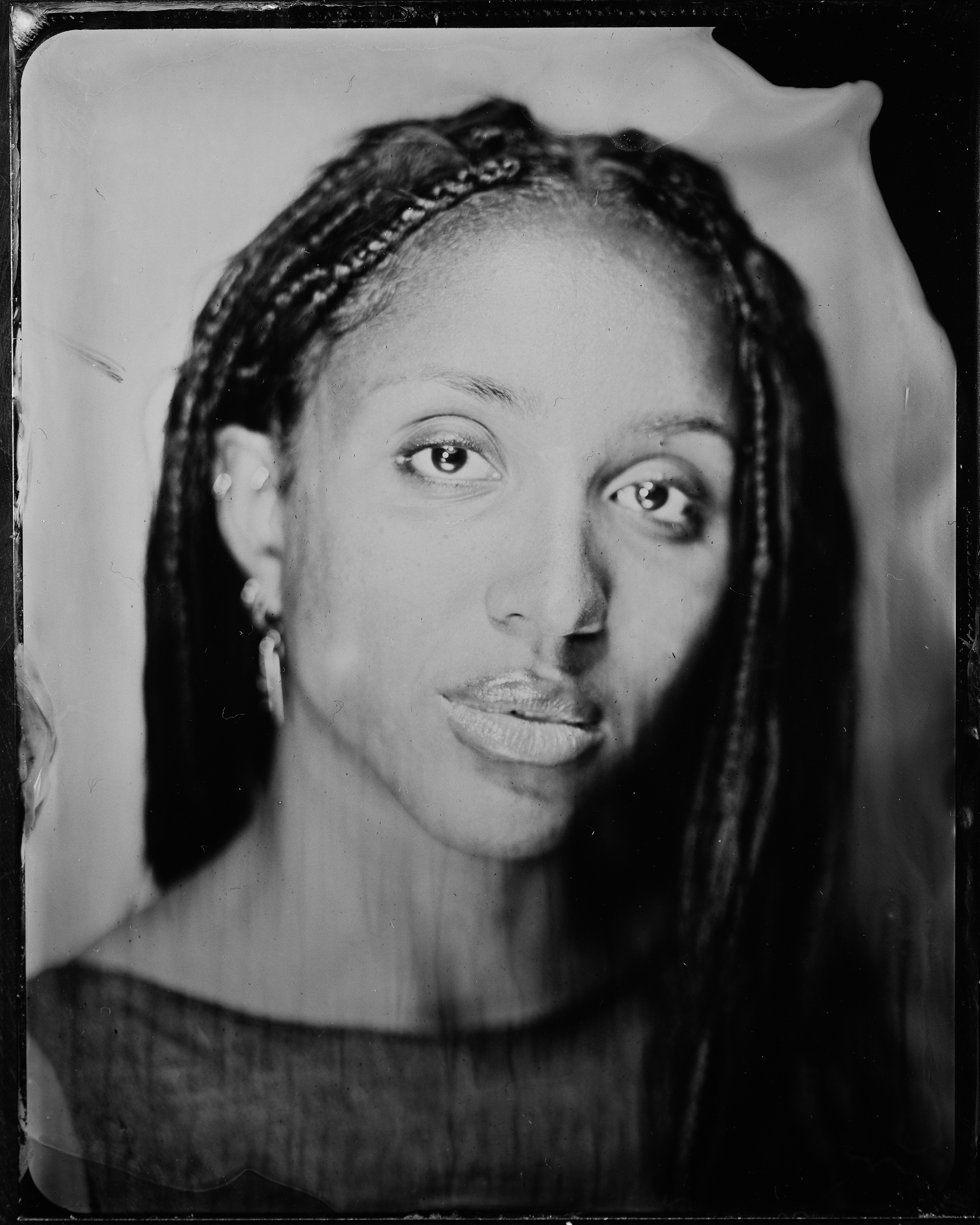Marjorie tintype high contrast